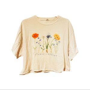 Flower crop top